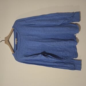 Blue Long Sleeve Top